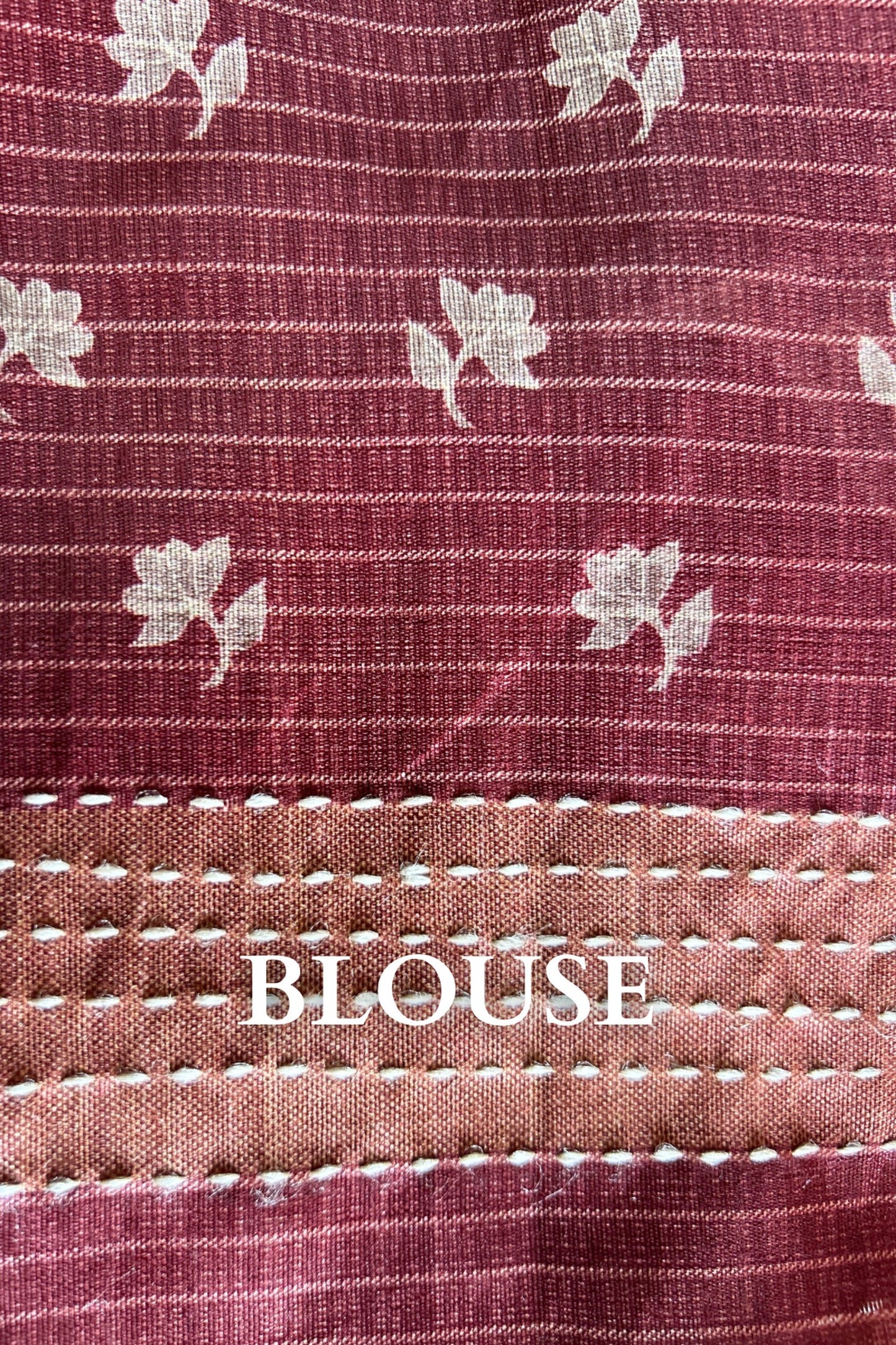 Sunset Bloom - blouse piece