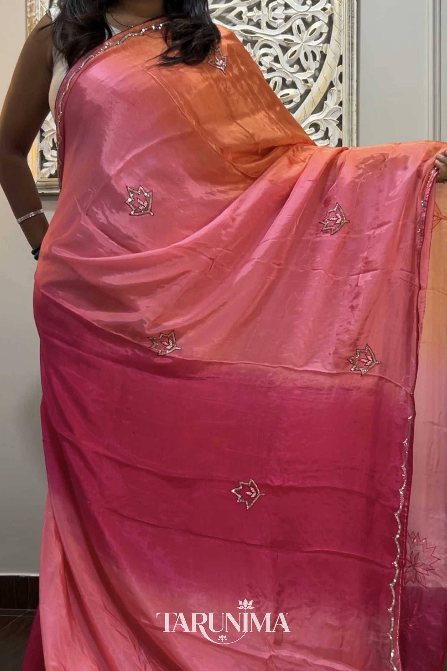 Star Noor - model wearing saree