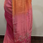 Star Noor - model wearing saree detail