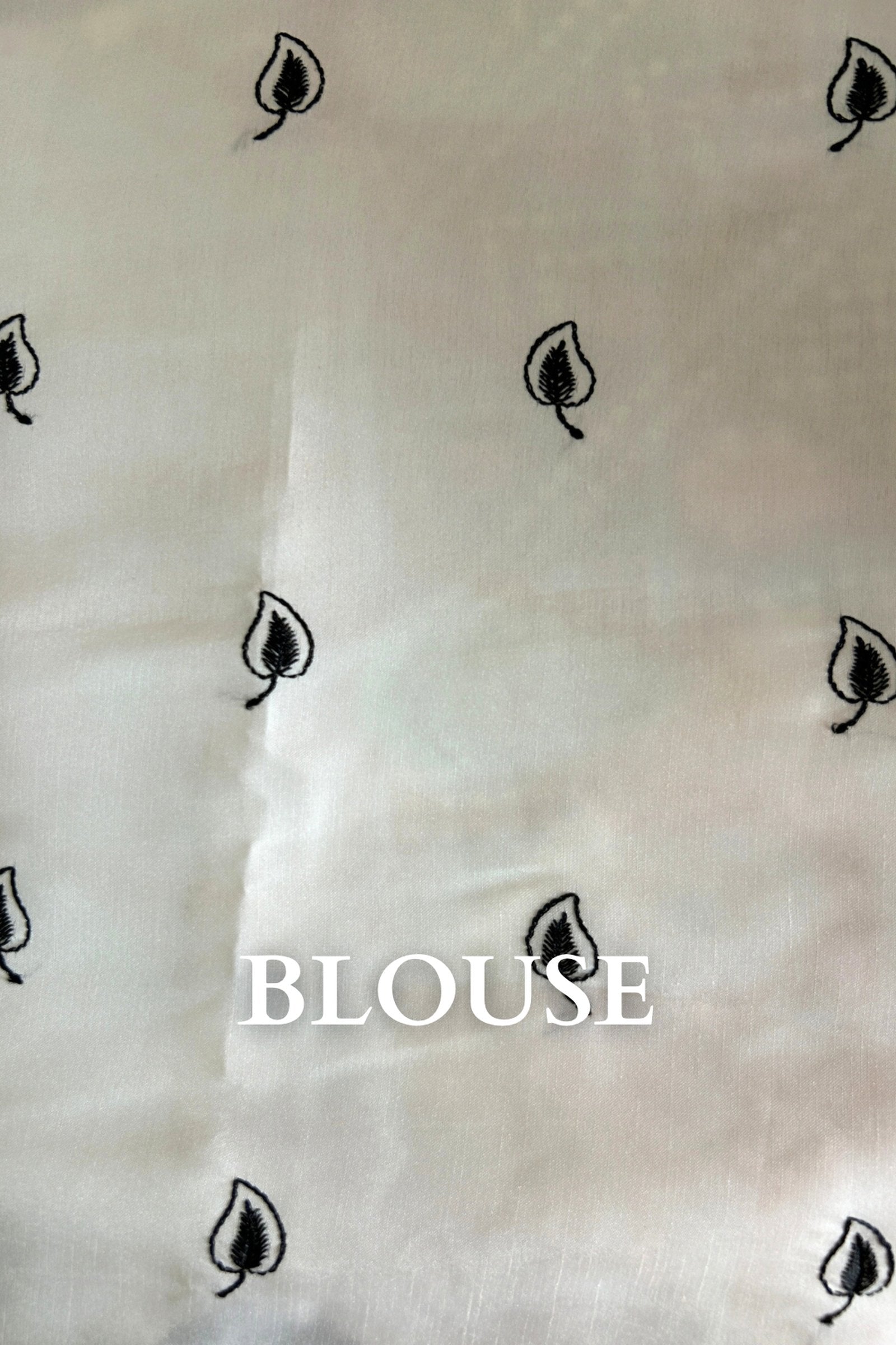 White Verse - blouse piece