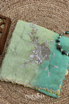 Noor Jahan - cobalt blue H.O. Silk saree with hand work