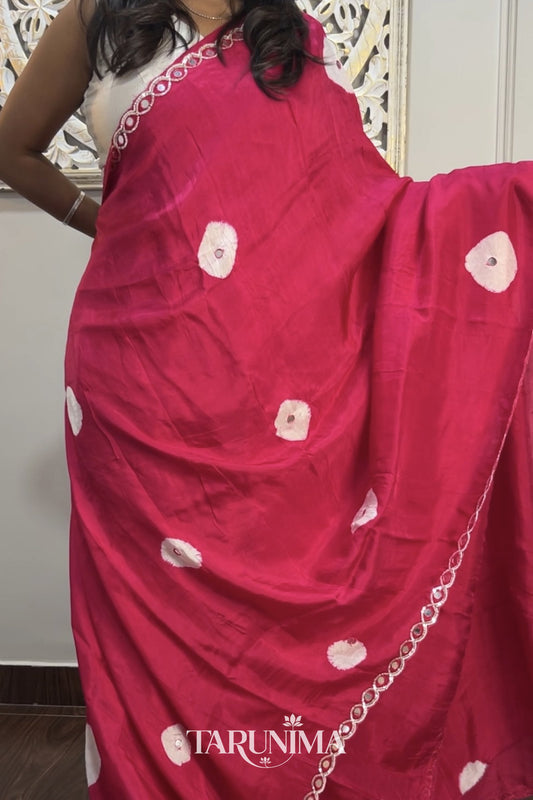Rose Aaina - model wearing saree