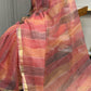 Surkh Leher - crimson Kota Doria leheriya saree