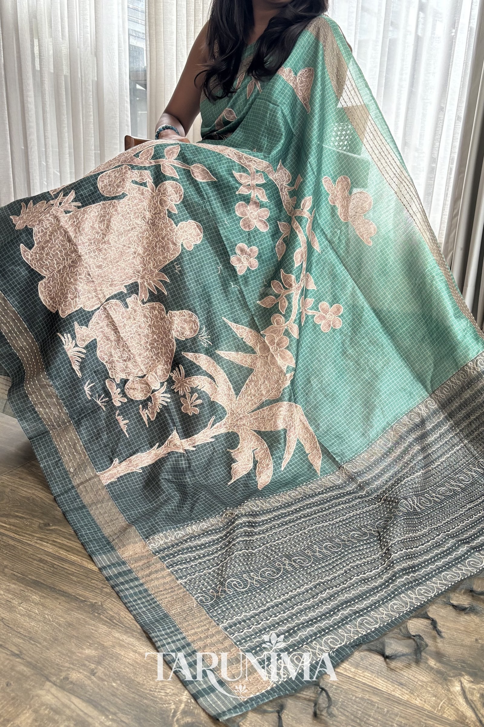 Tribal Grove - full saree