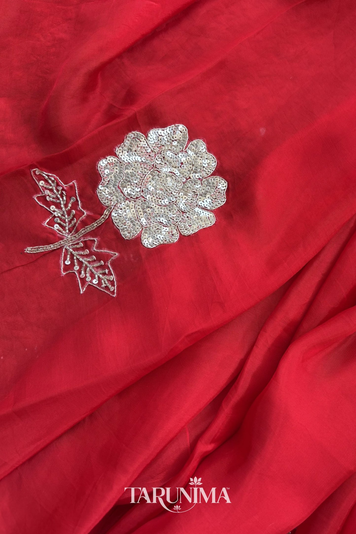 Laal Gulaab - hand embroidery detail