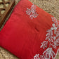 Rang Patta - pink orange H.O. Silk saree with hand work