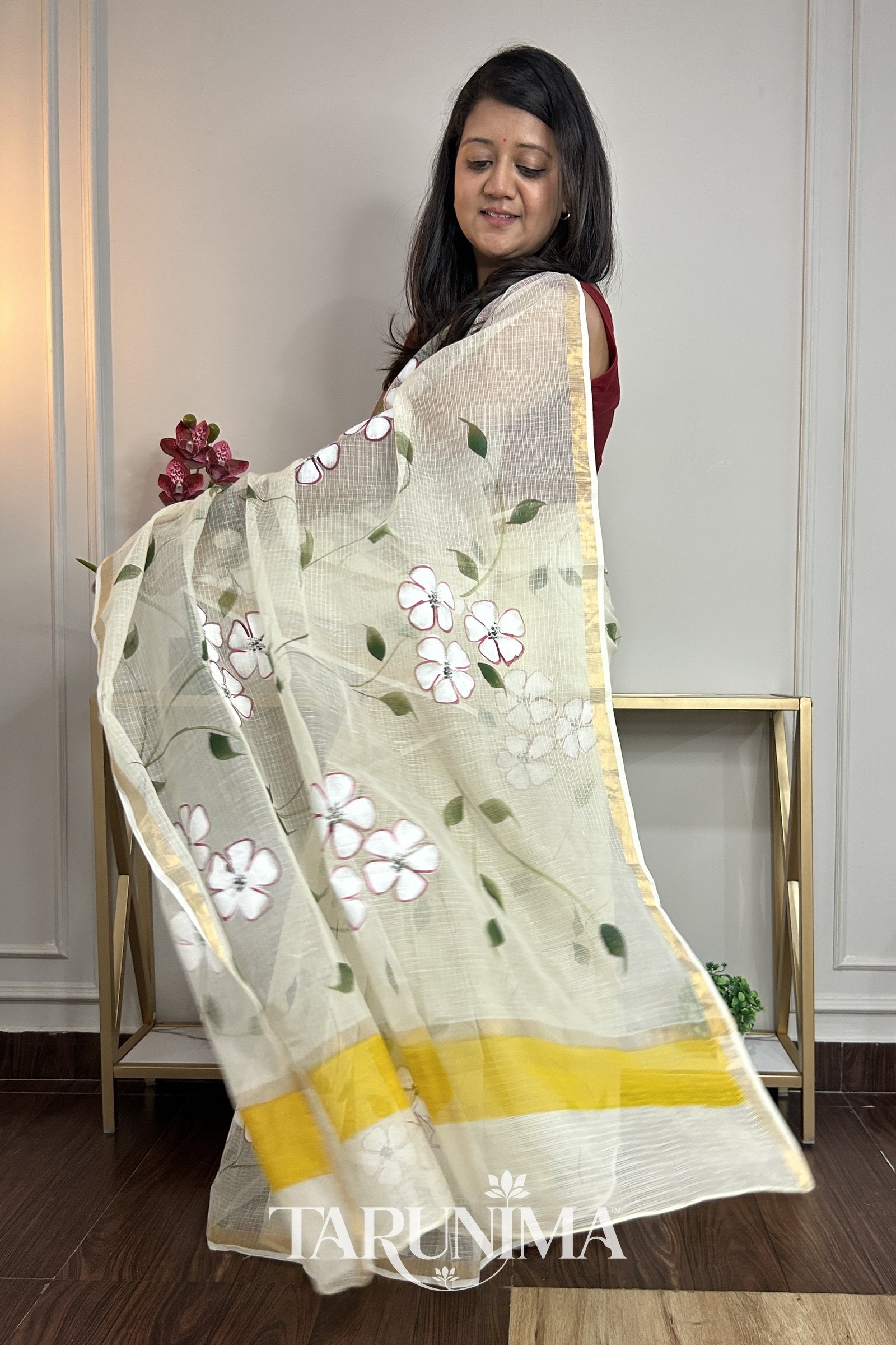Ivory Blossom - drape