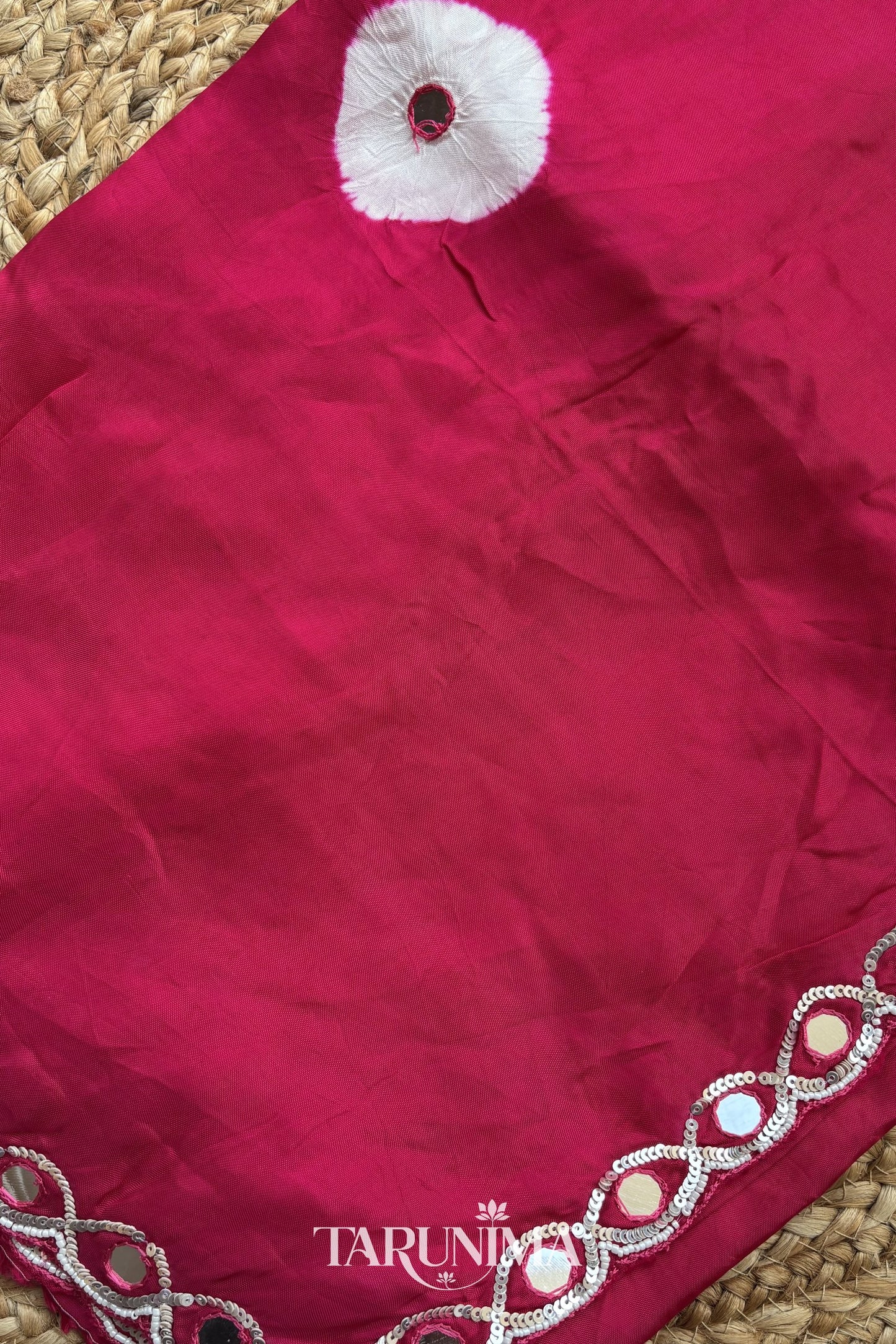 Rose Aaina - pallu