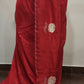 Laal Gulaab - model wearing saree detail