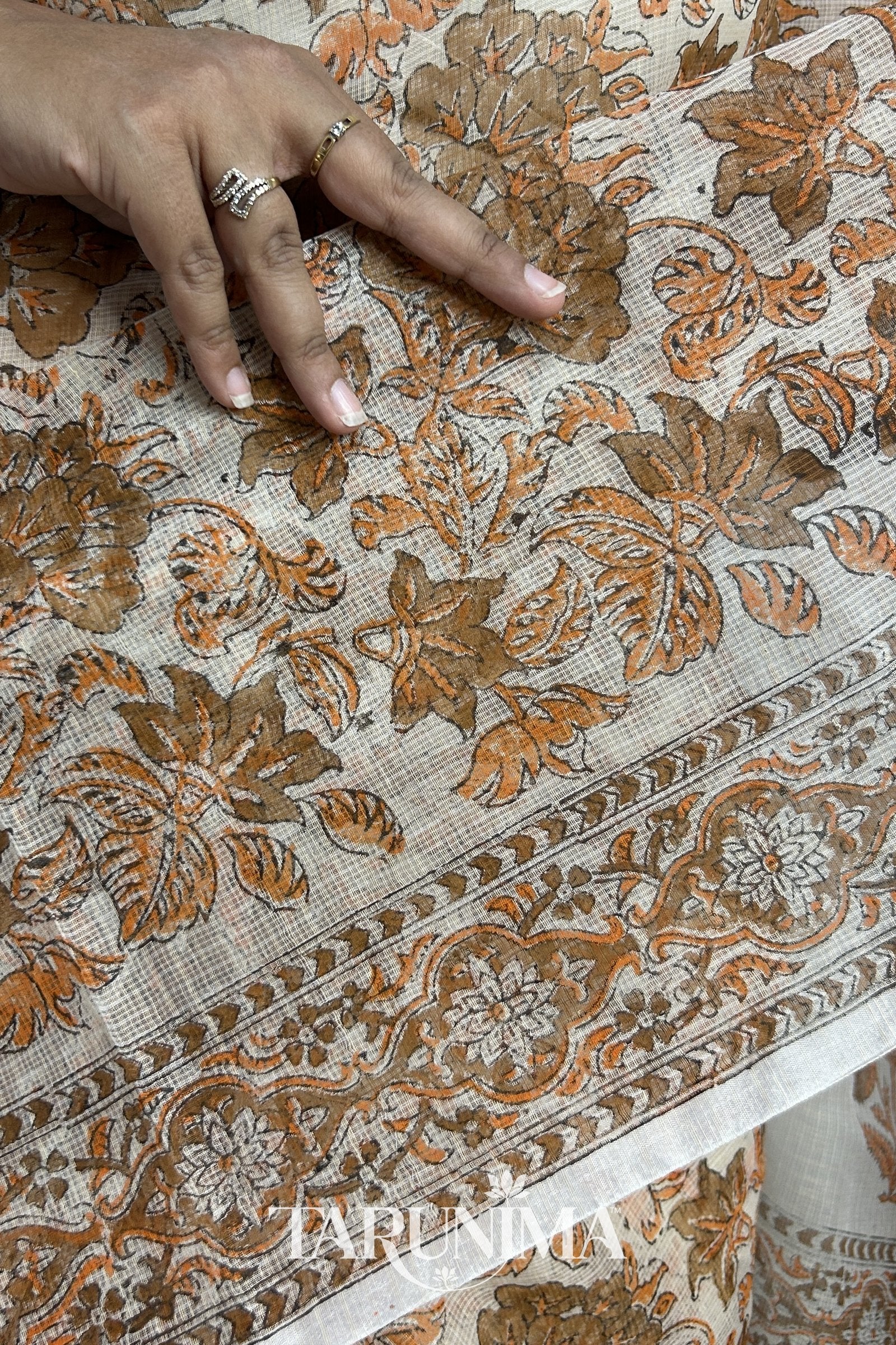 Earthen Tale - pallu