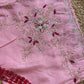 Rang-ae-Naaz - pink H.O. Silk saree with hand work