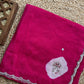 Rangat - pink H.O. Silk saree with hand work