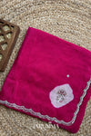 Rangat - pink H.O. Silk saree with hand work