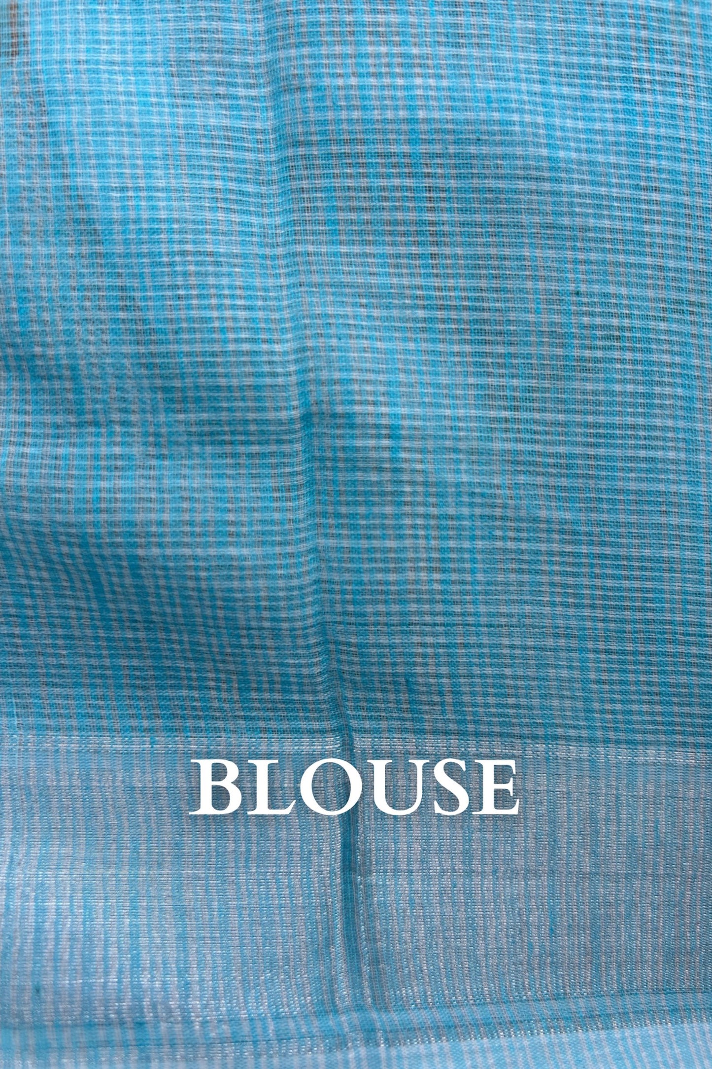 Aqua Meadow - blouse piece