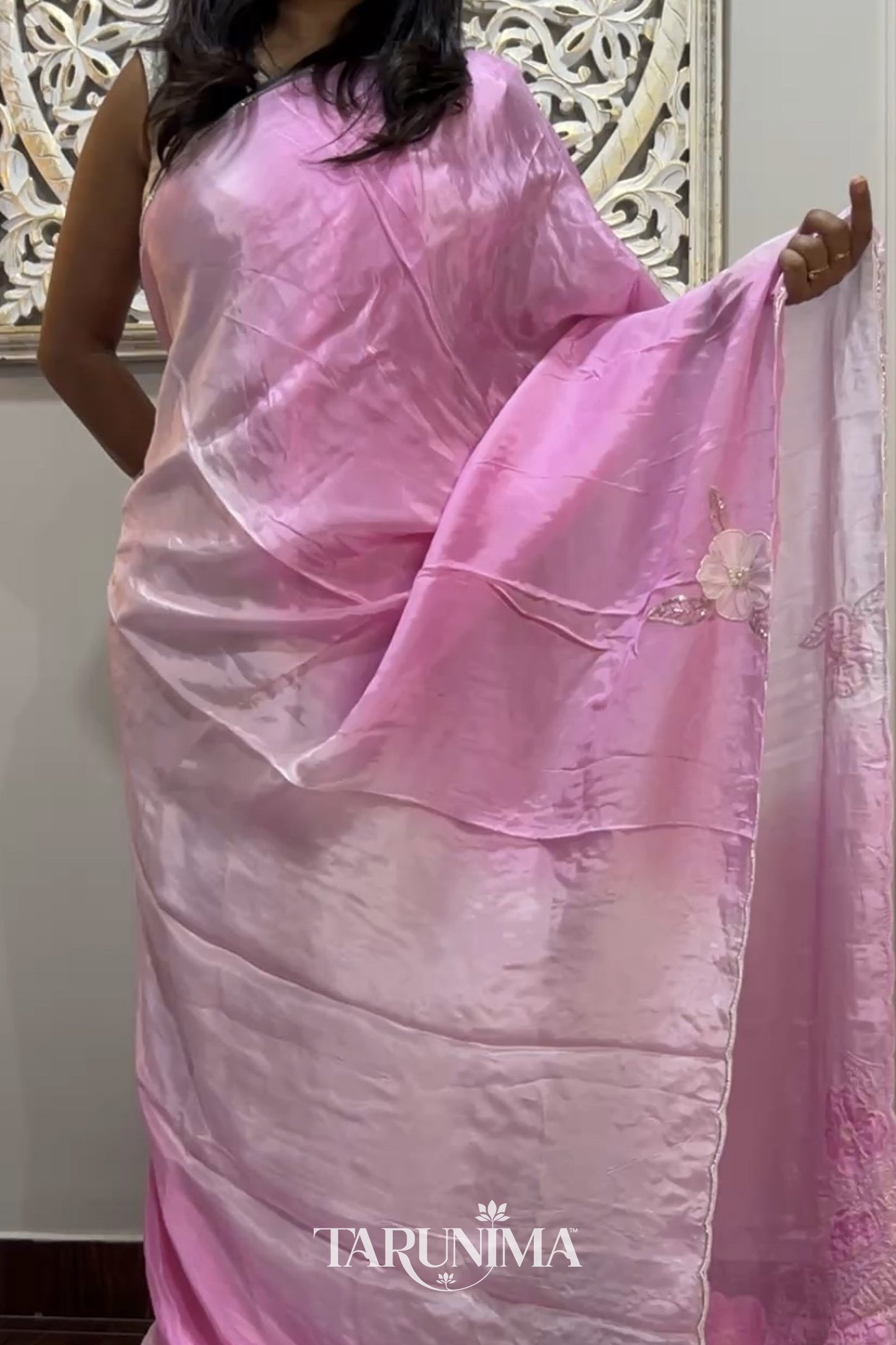 Gul Meher - model wearing saree