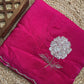 Raani Gulaab - rani pink H.O. Silk saree with hand work