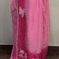 Saanjh Leher - model wearing saree detail