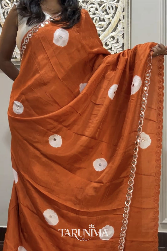 Narang Aaina - model wearing saree