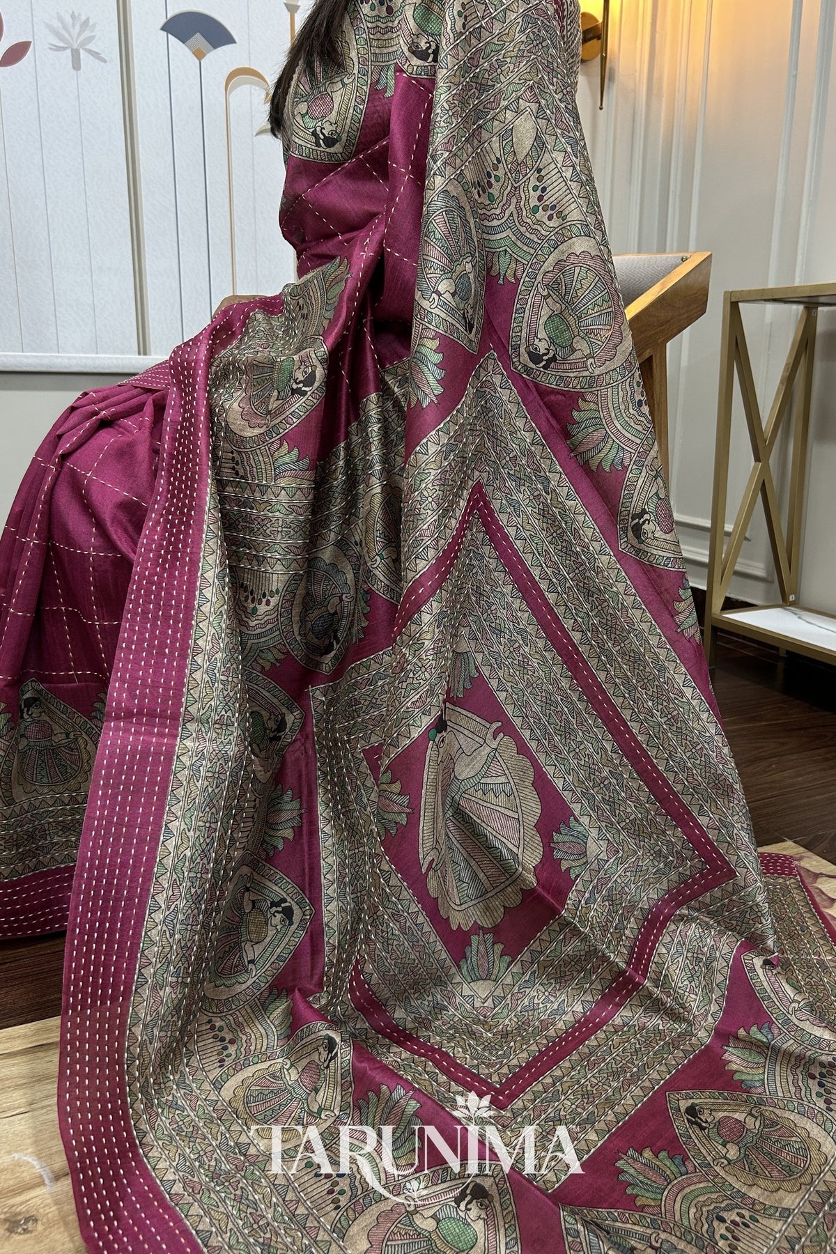 Kantha Ki Katha - Magenta 4