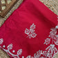 Bahaar Rang - red H.O. Silk saree with hand work