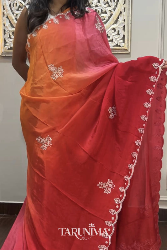 Rang Patta - model wearing saree