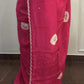Rangat - model wearing saree detail
