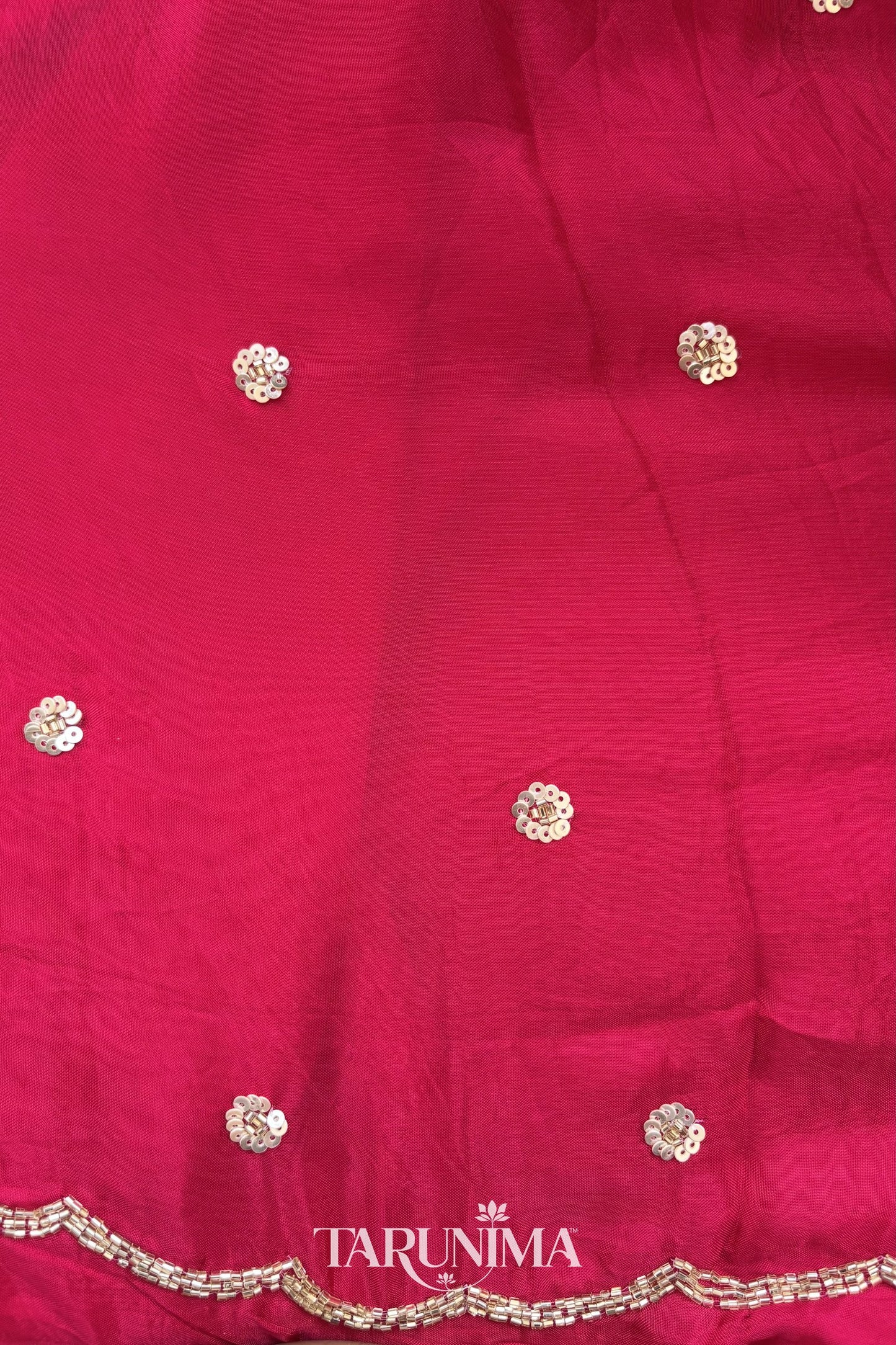 Raani Gulaab - hand embroidery detail