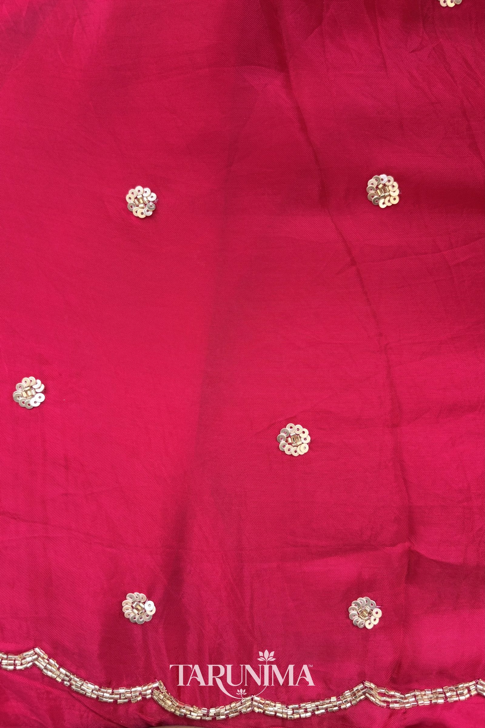 Raani Gulaab - hand embroidery detail