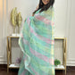 Hariyali Leher - multicolor Kota Doria leheriya saree