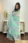 Hariyali Leher - multicolor Kota Doria leheriya saree