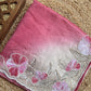 Gul Rang - ivory pink H.O. Silk saree with hand work