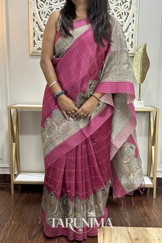 Kantha Ki Katha - Magenta 1