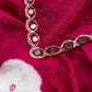 Rose Aaina - powder pink H.O. Silk saree with hand work